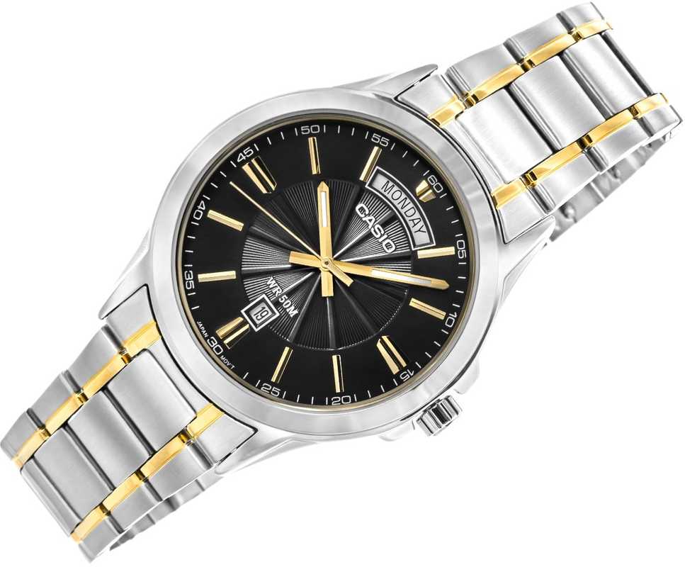 Vyriškas laikrodis CASIO MTP-1381G-1A (zd191d) + BOX