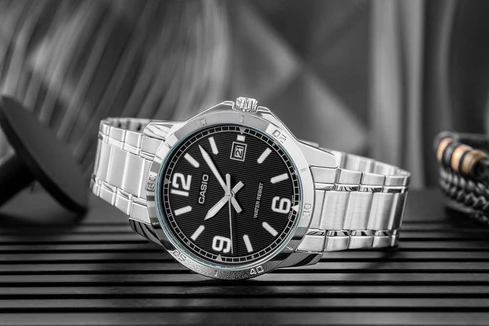 Laikrodis vyrams CASIO MTP-V004D-1B2 (zd047f) + BOX