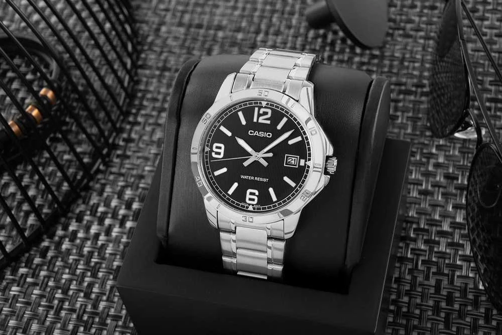 Laikrodis vyrams CASIO MTP-V004D-1B2 (zd047f) + BOX