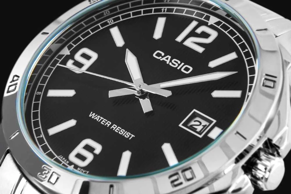 Laikrodis vyrams CASIO MTP-V004D-1B2 (zd047f) + BOX