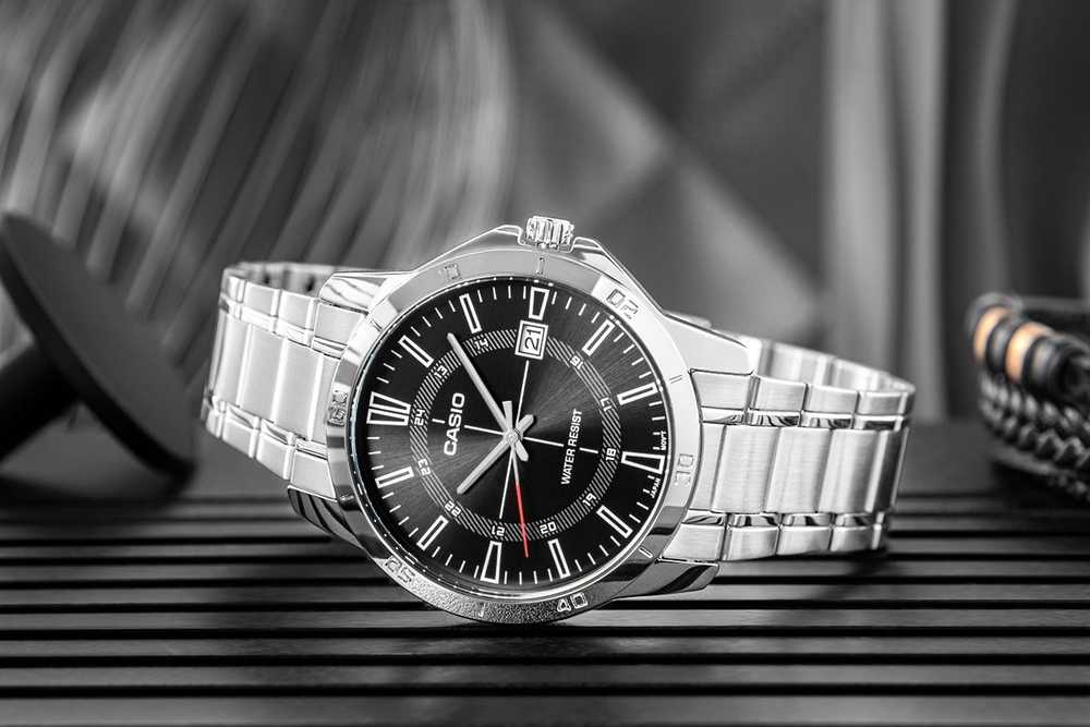 Casio vyriškas laikrodis MTP-V004D-1CUDF (zd251e) + dėžutė