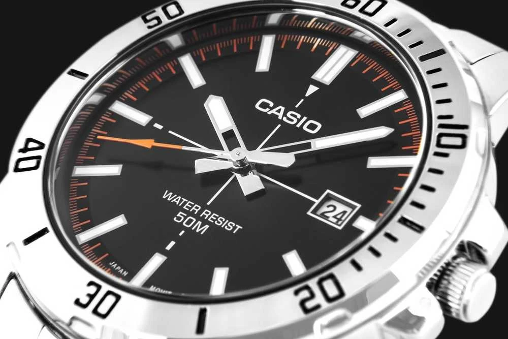 Casio Vyriškas laikrodis MTP-VD01D-1E2VUDF (zd185j) + DĖŽUTĖ
