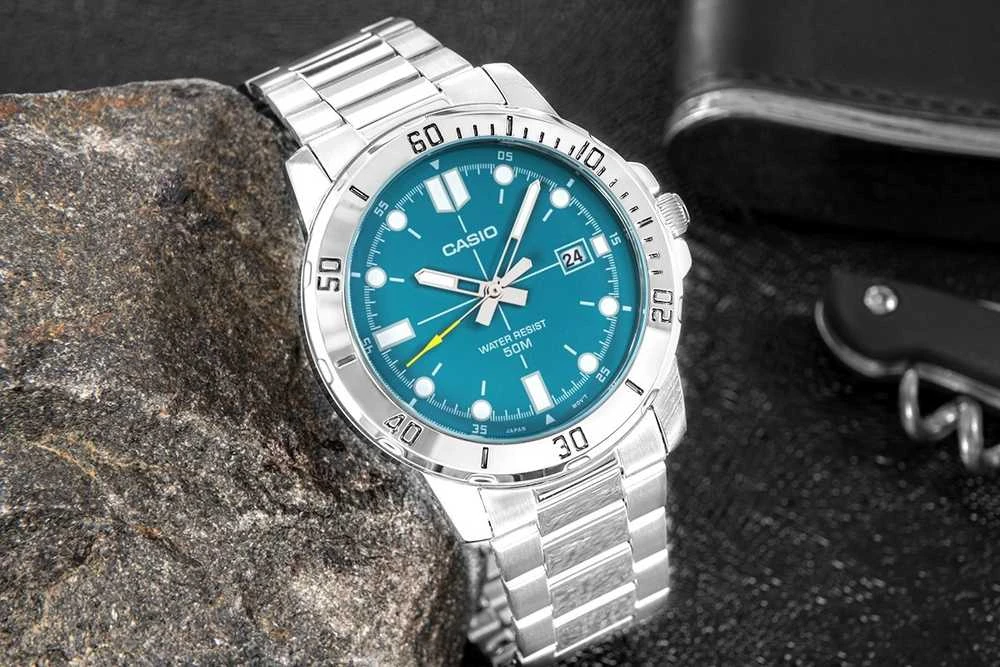 Laikrodis vyrams CASIO MTP-VD01D-3E2 (zd185h) + BOX