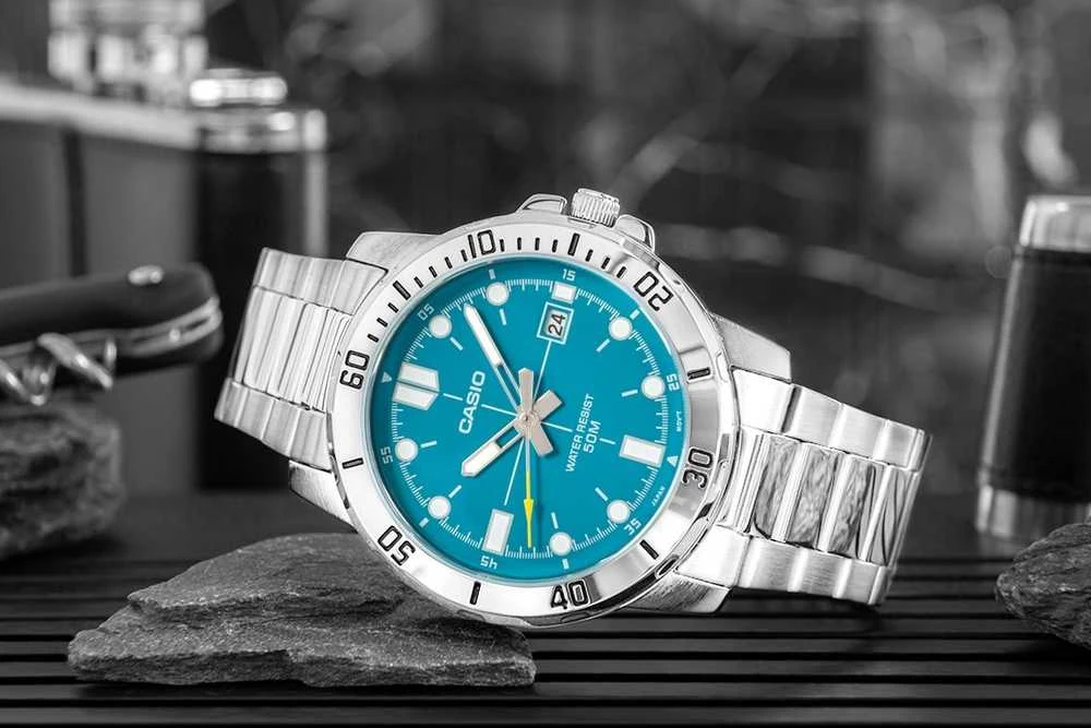 Laikrodis vyrams CASIO MTP-VD01D-3E2 (zd185h) + BOX