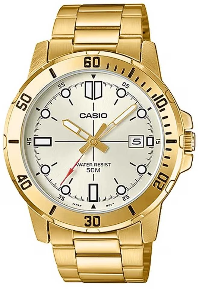 Laikrodis CASIO MEN'S WATCH MTP-VD01G-9E (zd185d) + BOX