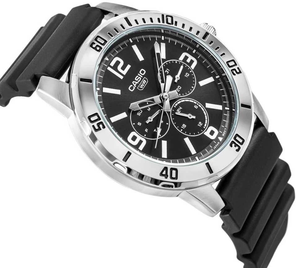 Vyriškas laikrodis CASIO MTP-VD300-1B + BOX