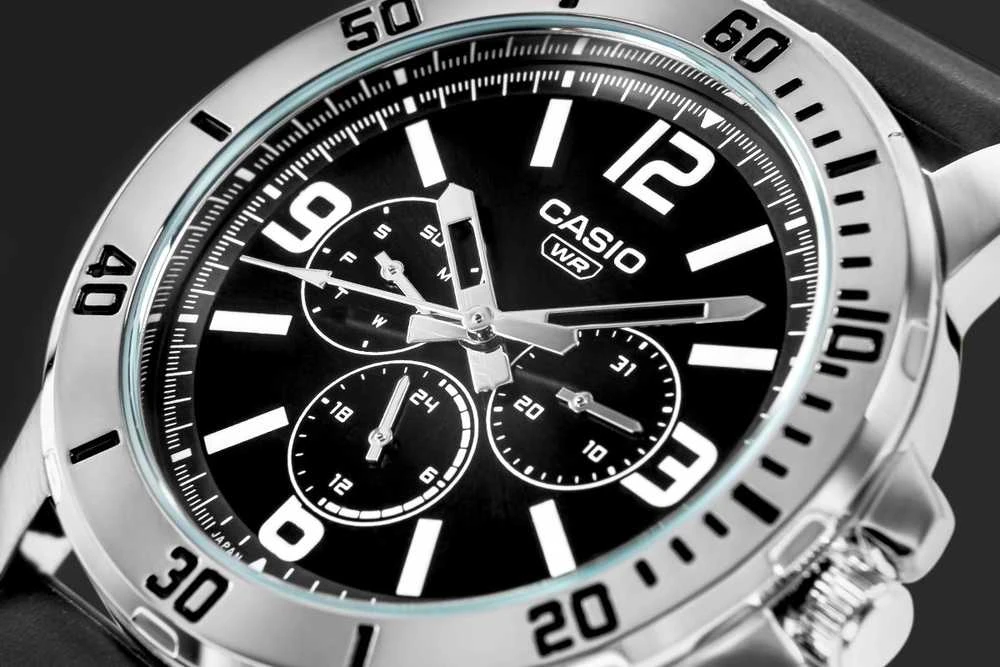 Vyriškas laikrodis CASIO MTP-VD300-1B + BOX