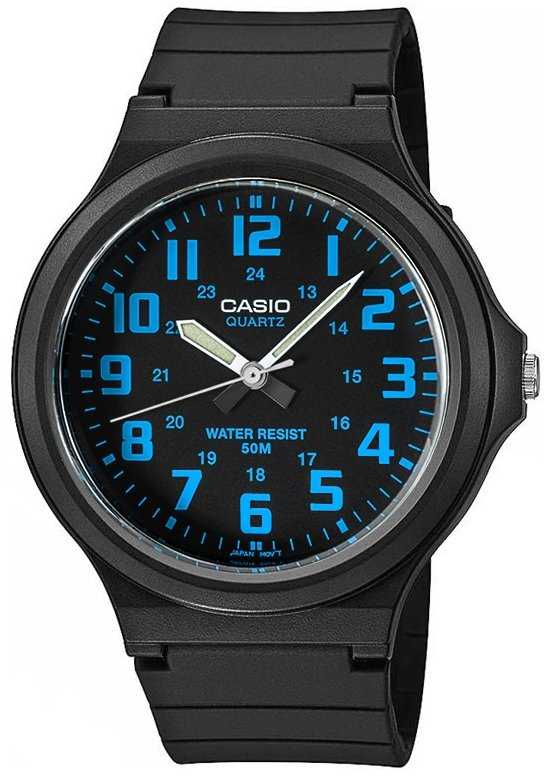 Laikrodis Casio Kolekcija Vintage CASIO COLLECTION SIMPLE - Mėlynas MW-240-2BVDF