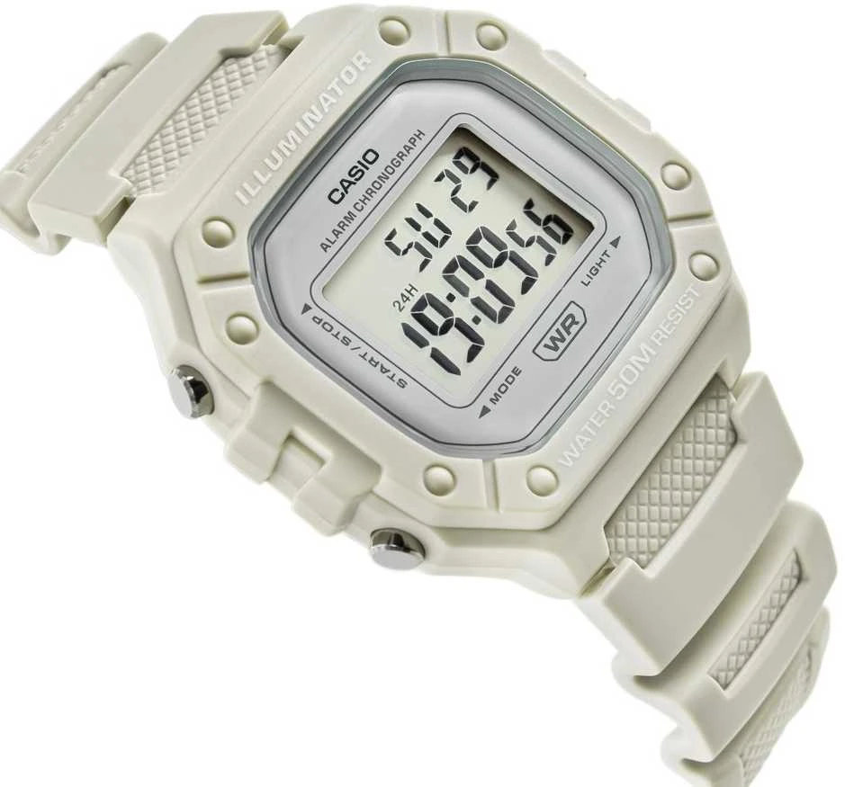 CASIO UNISEX LAIKRODIS W-218HC-8A + BOX (zd208e)