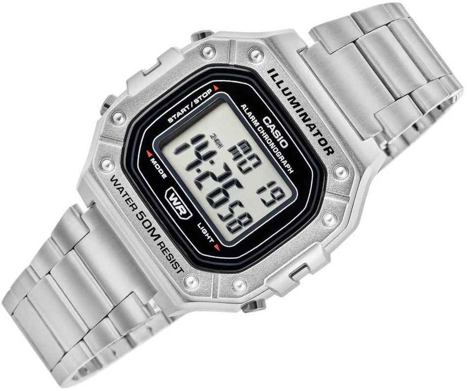 Casio VYRIŠKAS LAIKRODIS W-218HD-1A + DĖŽUTĖ