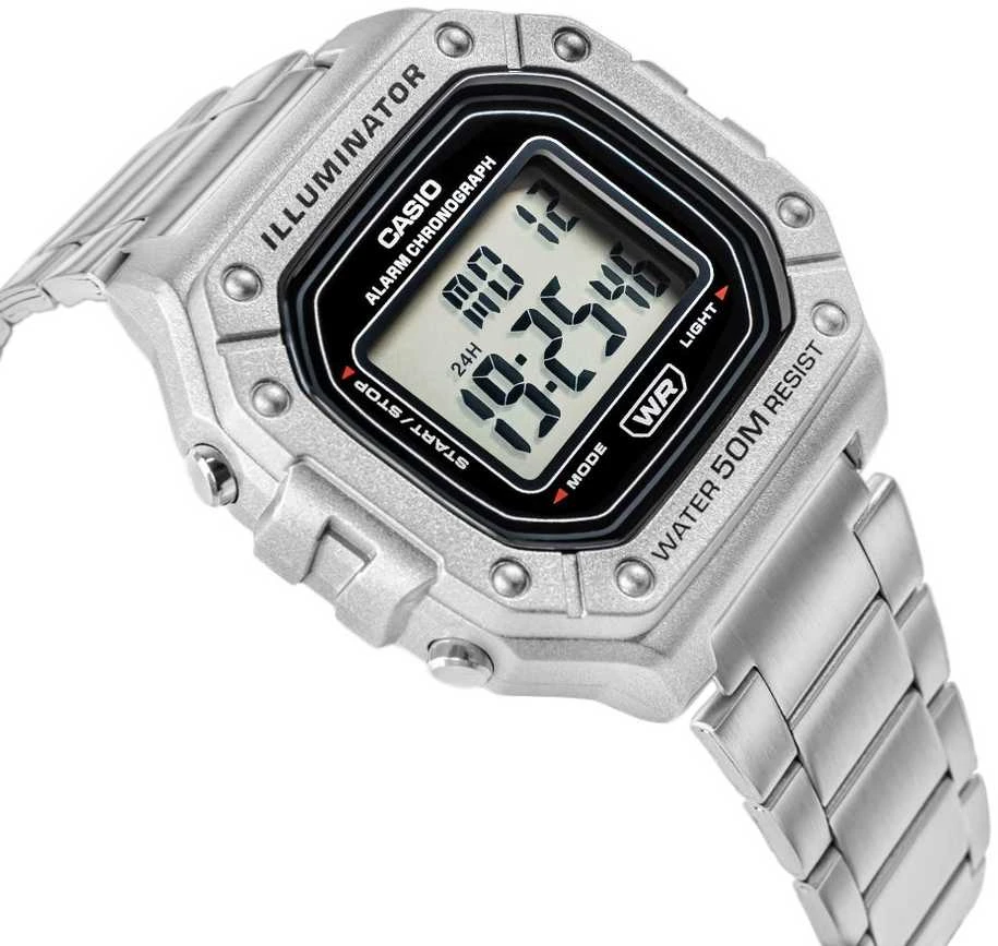 Casio VYRIŠKAS LAIKRODIS W-218HD-1A + DĖŽUTĖ
