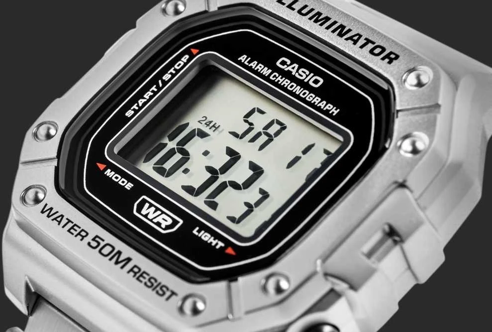 Casio VYRIŠKAS LAIKRODIS W-218HD-1A + DĖŽUTĖ