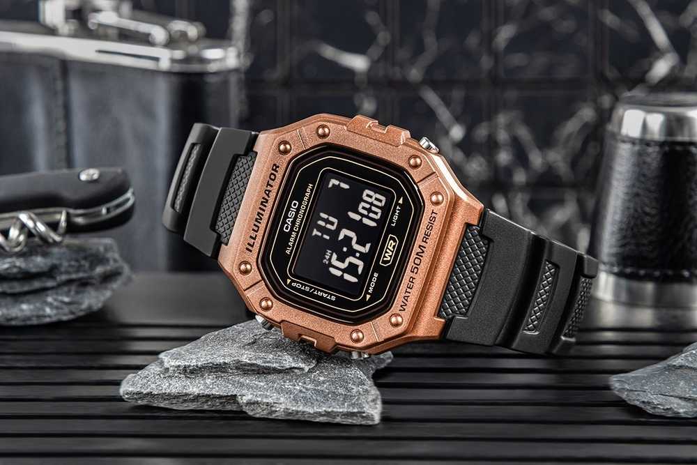 Vyriškas laikrodis CASIO W-218HM-5BVDF + dėžutė