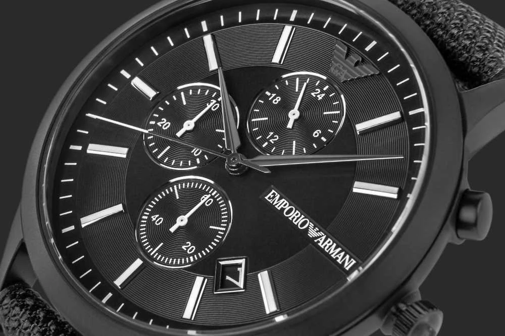 Vyriškas laikrodis Emporio Armani AR11457 RENATO CHRONO(zi052a)