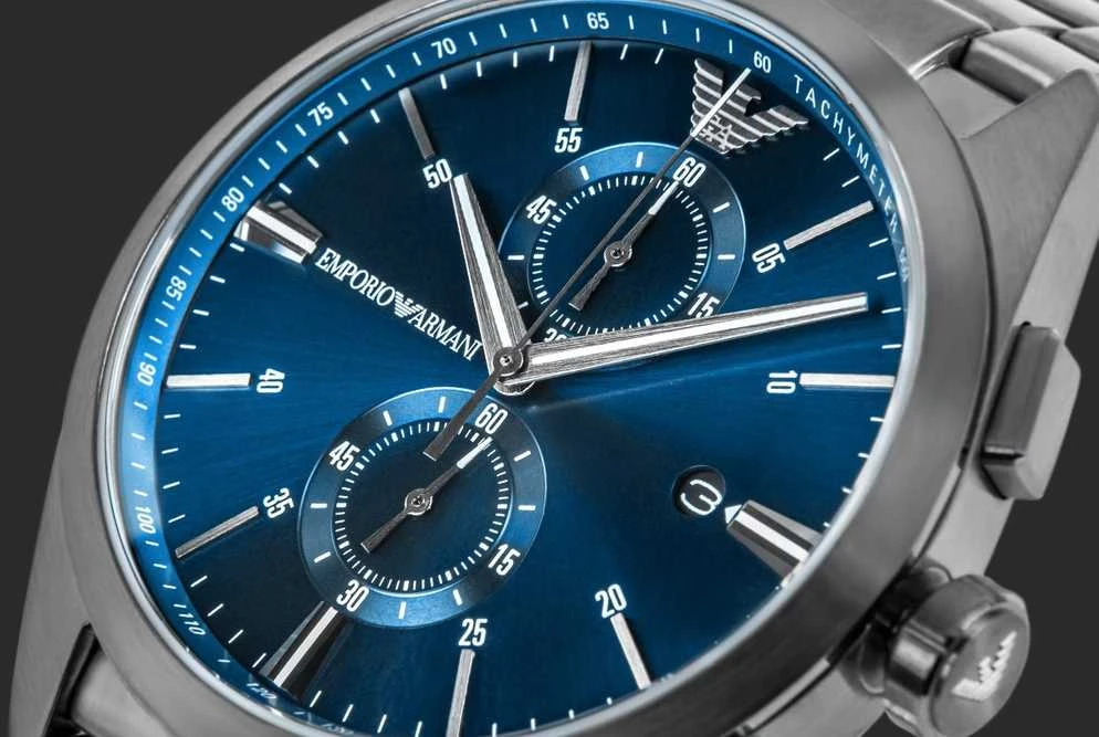 Vyriškas laikrodis EMPORIO ARMANI CLAUDIO AR11481 + BOX