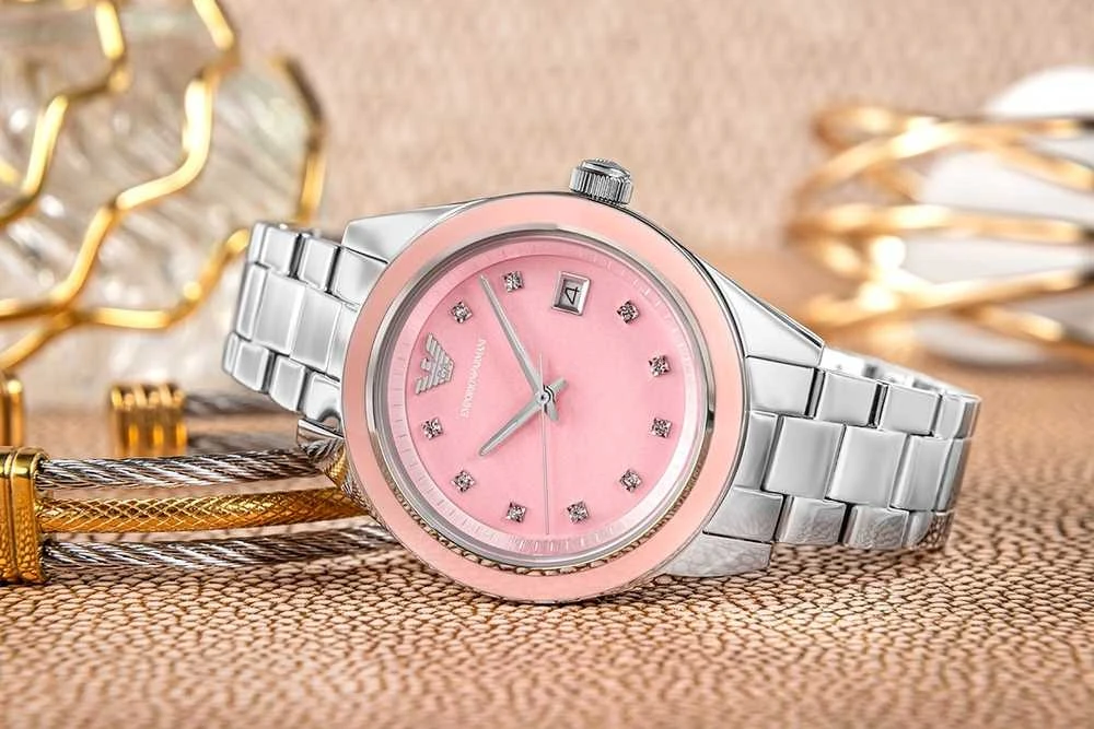 Moteriškas laikrodis EMPORIO ARMANI Leo AR11546 + dėžutė