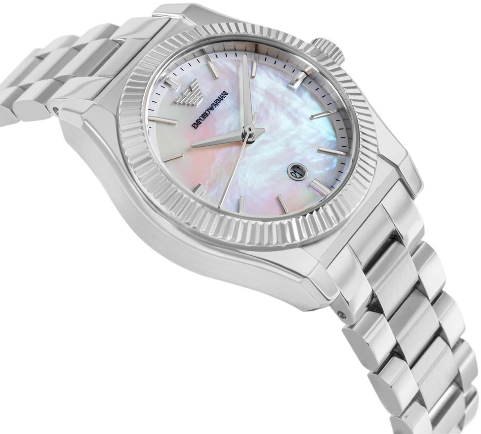EMPORIO ARMANI AR11723 moteriškas trijų rodyklių laikrodis + DĖŽUTĖ