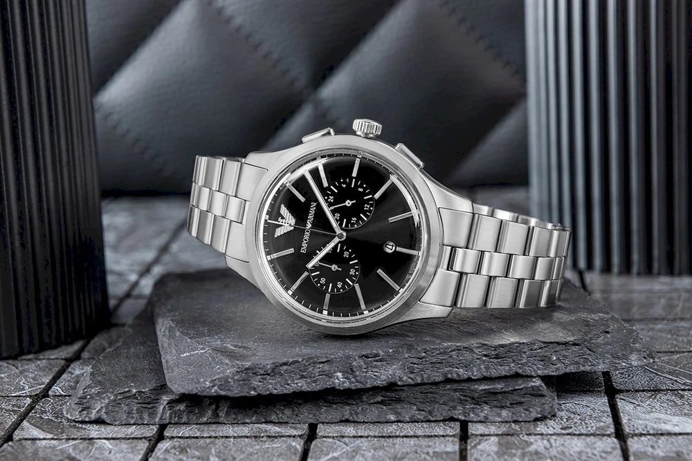 Vyriškas laikrodis EMPORIO ARMANI Dario AR11691 + DĖŽUTĖ