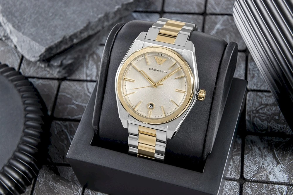 Vyriškas laikrodis EMPORIO ARMANI Federico AR11716 + DĖŽUTĖ