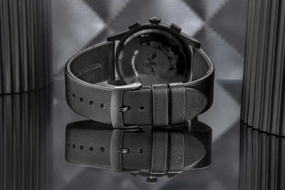 Vyriškas laikrodis + Apyrankė EMPORIO ARMANI Paolo AR80070SET + Dėžutė
