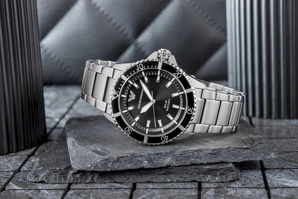 Vyriškas laikrodis EMPORIO ARMANI World Explorer AR11787 + DĖŽUTĖ