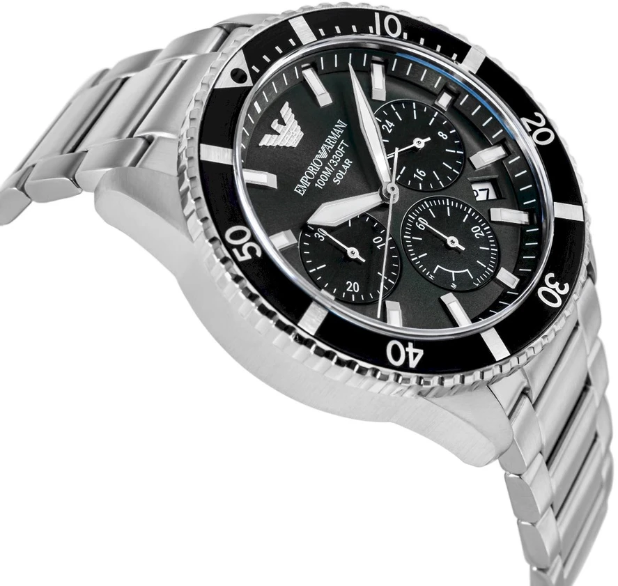 Vyriškas laikrodis EMPORIO ARMANI World Explorer AR11739 + DĖŽUTĖ