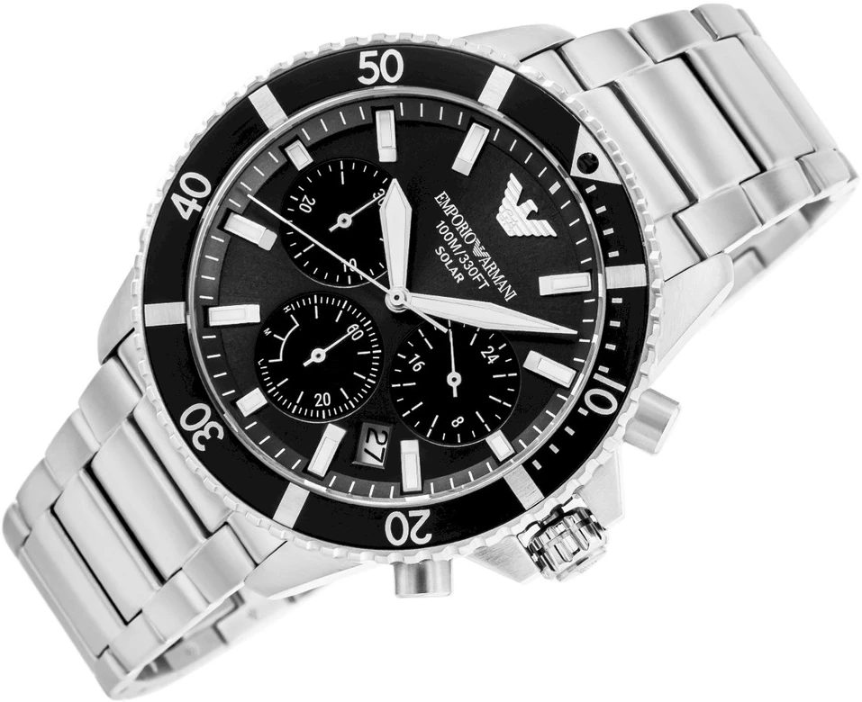 Vyriškas laikrodis EMPORIO ARMANI World Explorer AR11739 + DĖŽUTĖ