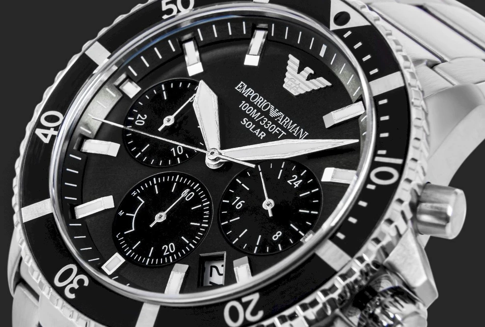 Vyriškas laikrodis EMPORIO ARMANI World Explorer AR11739 + DĖŽUTĖ