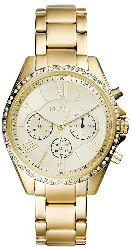 FOSSIL Modernus Chronograph Moteriškas Laikrodis BQ3378 + DĖŽUTĖ