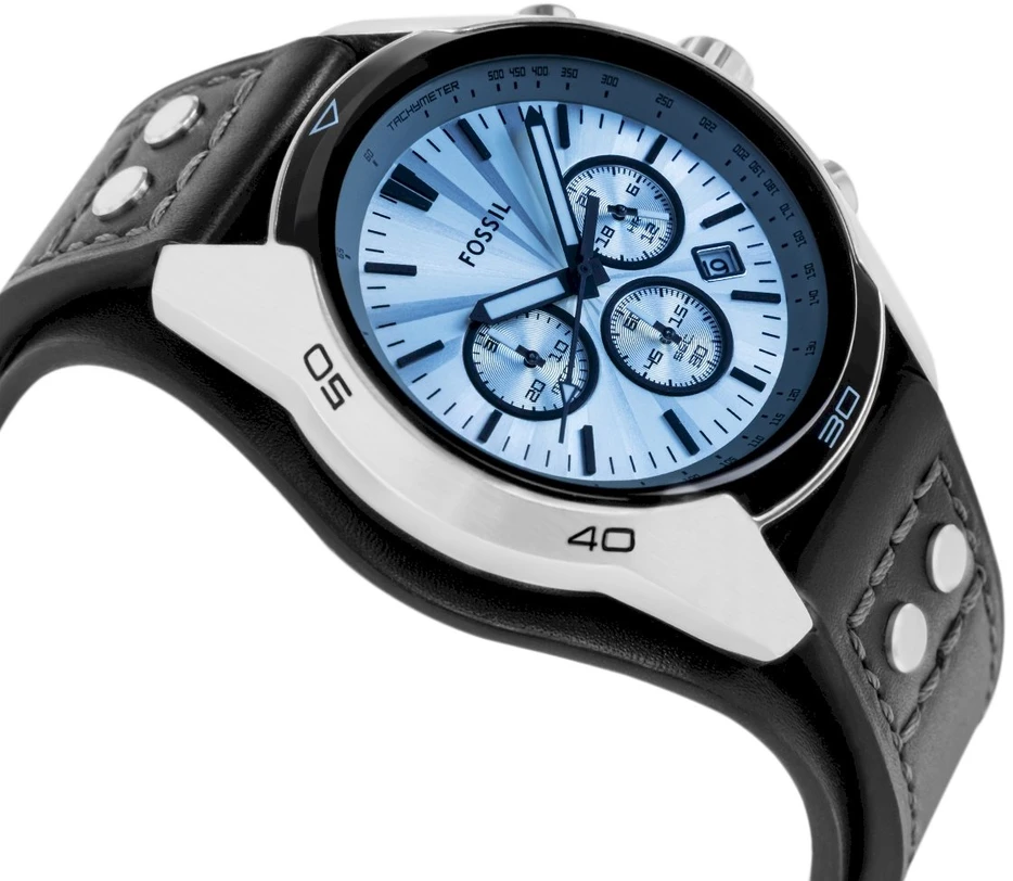 FOSSIL Coachman CH2564 vyriškas laikrodis + DĖŽUTĖ