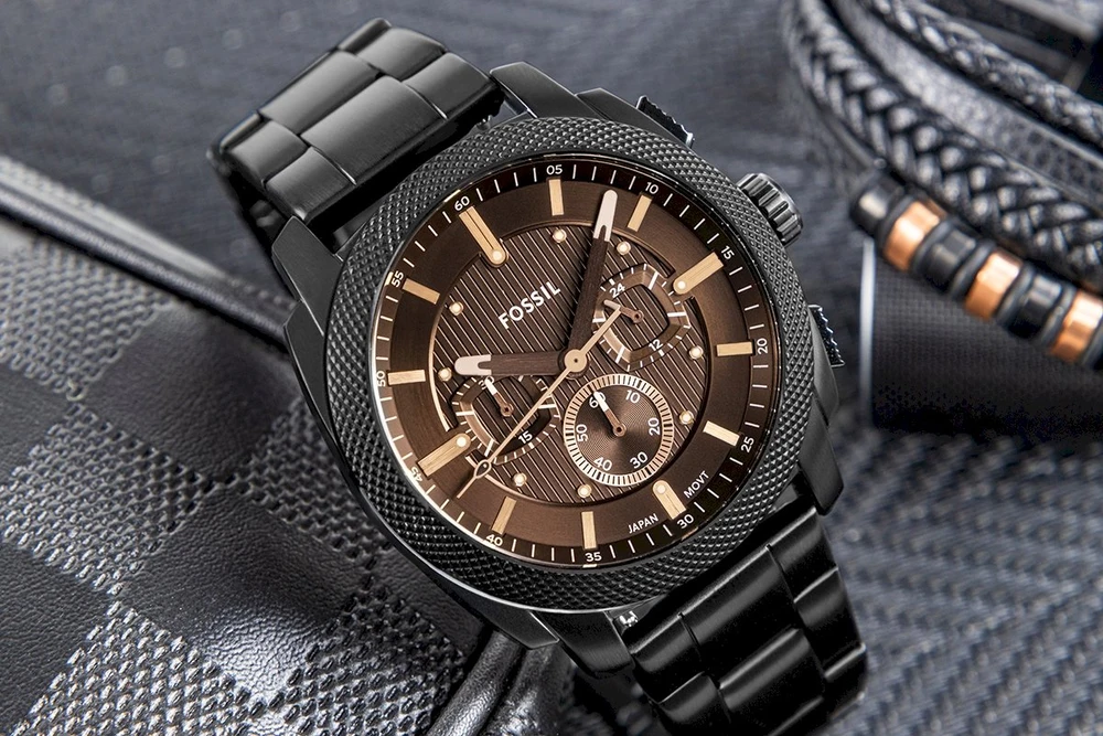 Vyriškas laikrodis FOSSIL Machine FS6097 + dėžutė