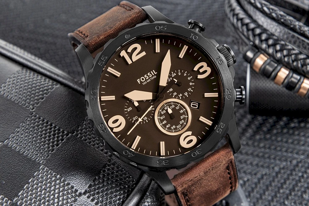 Vyriškas laikrodis FOSSIL Nate JR1487 + BOX