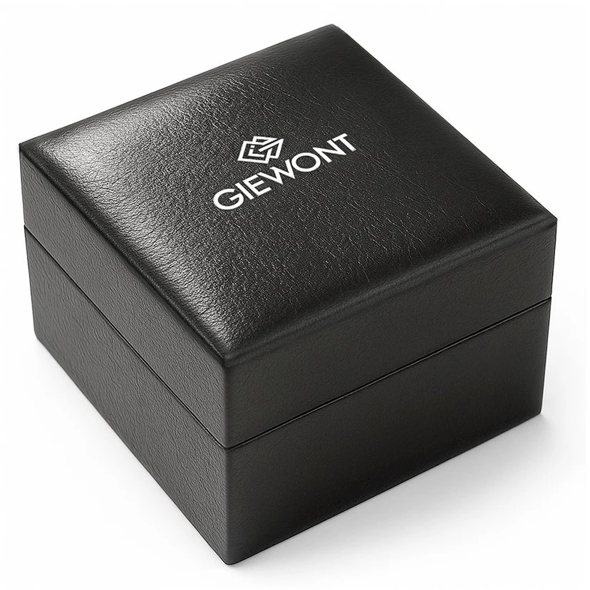 Vyriškas laikrodis Giewont Chronograph Safyro rudas mėlynas GW3520-A5