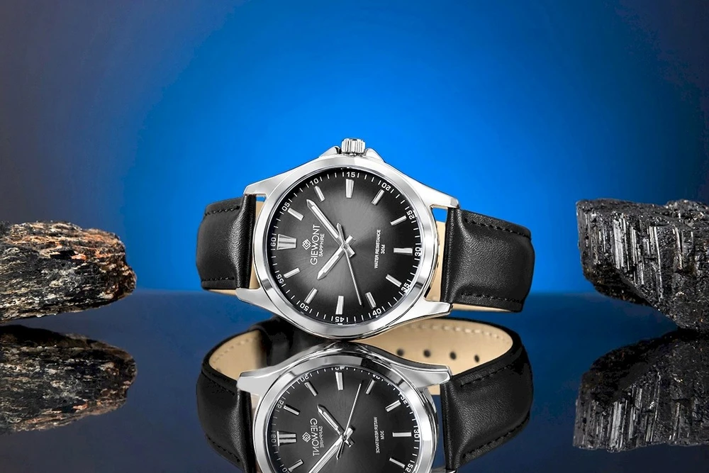 Vyriškas laikrodis Giewont Elegance Sapphire Juodas GW5160-A2