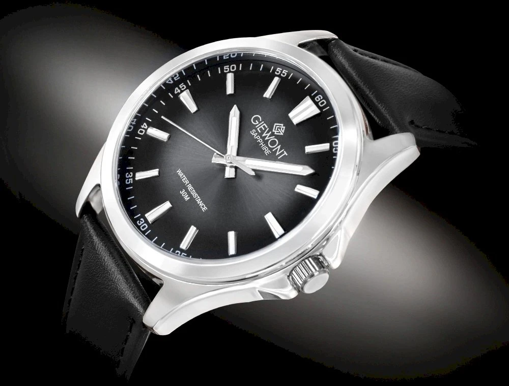Vyriškas laikrodis Giewont Elegance Sapphire Juodas GW5160-A2