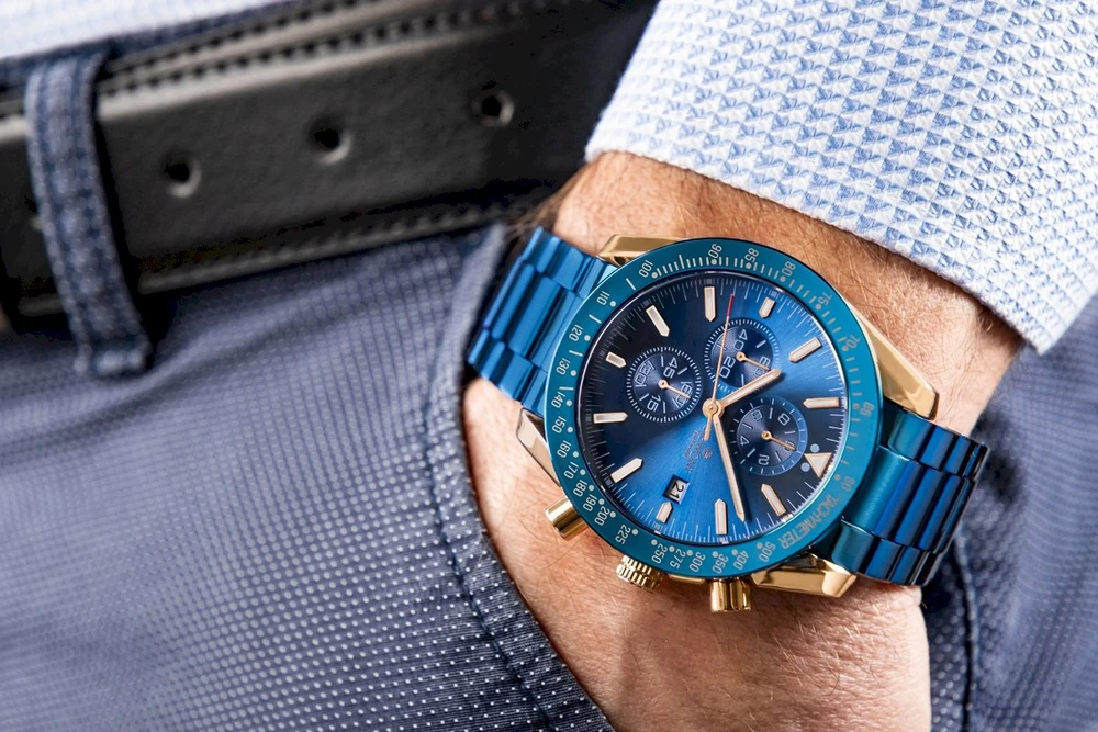 Giewont Chronograph Safyro Mėlynas Vario Spalvos Vyriškas Laikrodis GW8720-B5