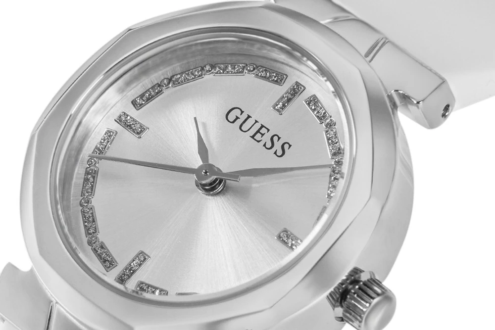 Moteriškas laikrodis Guess Damski Bejeweled + box (GW0928L1)