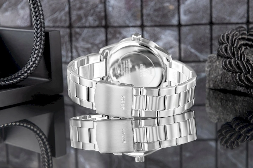 Moteriškas laikrodis Guess Męski Easton + Box (GW0965G1)