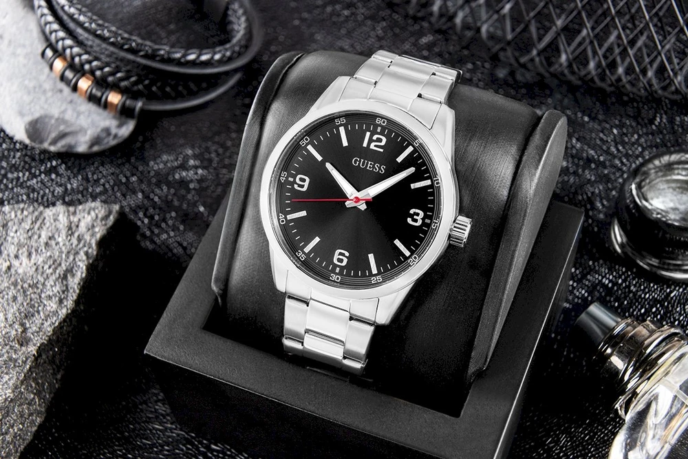 Moteriškas laikrodis Guess Męski Easton + Box (GW0965G1)