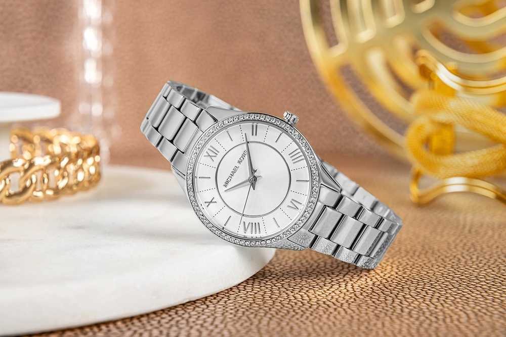 Laikrodis Damski Michael Kors Lauryn + biżuteria MK4851SET + BOX