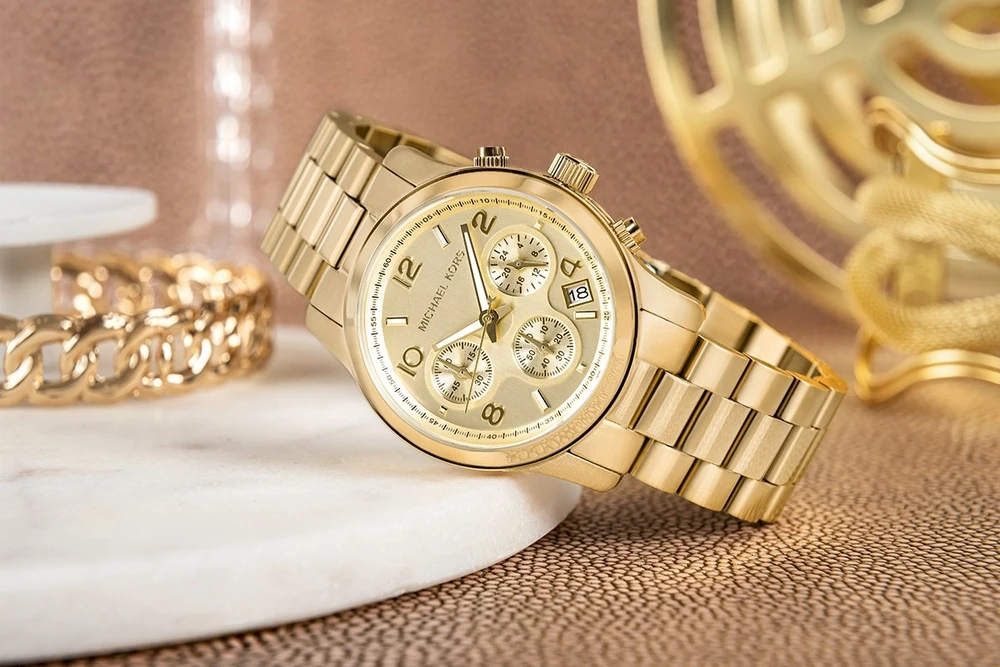 MICHAEL KORS Runway MK7323 moteriškas laikrodis + dėžutė
