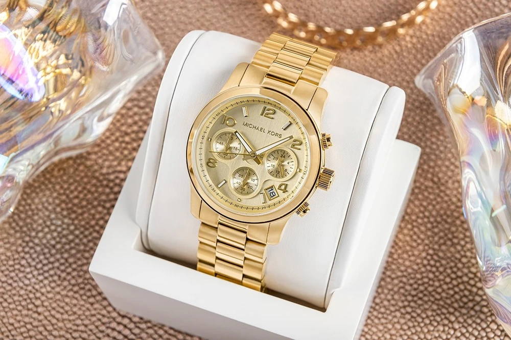 MICHAEL KORS Runway MK7323 moteriškas laikrodis + dėžutė
