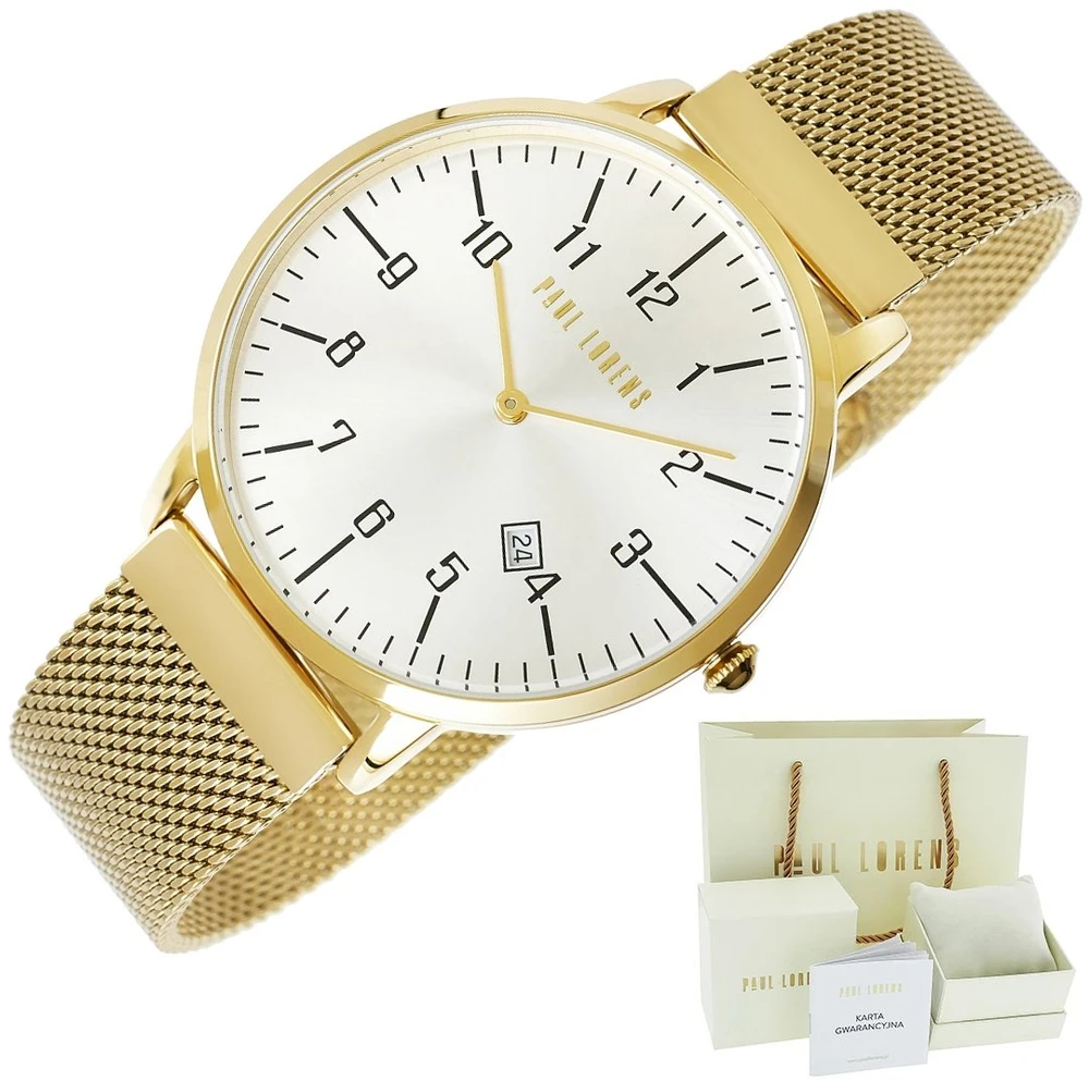 Moteriškas laikrodis PAUL LORENS - PL11503B-3D1 (zg510b) + BOX