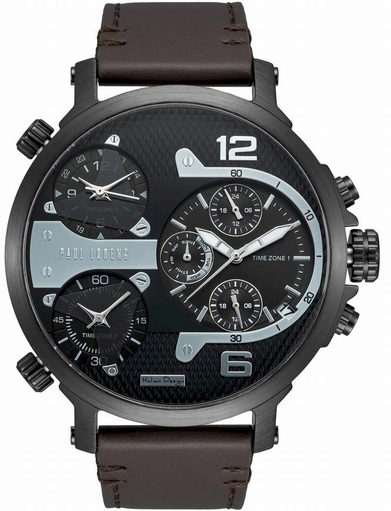 Laikrodis PAUL LORENS MALE WATCH - PL11706A2-1B2 (zg369d) + BOX