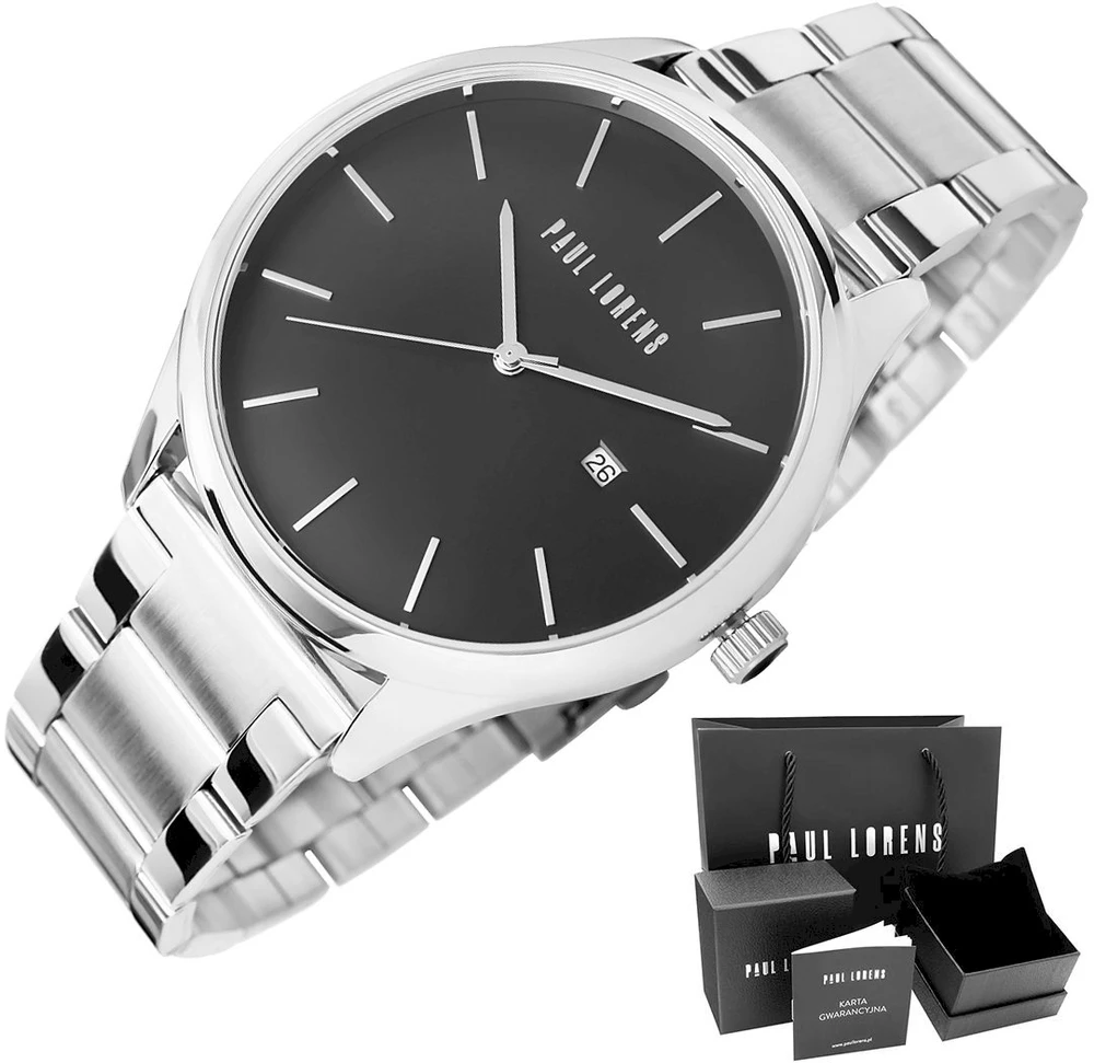 Laikrodis vyrams PAUL LORENS - PL1273B-1C1 (zg358a) + BOX