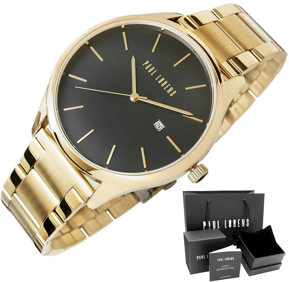 Laikrodis vyrams PAUL LORENS - PL1273B-1D1 (zg358c) + BOX