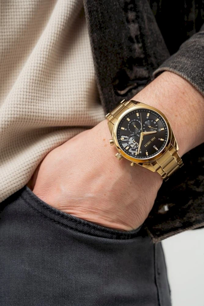 PAUL LORENS MALE WATCH - PL20003B-1D1 (zg387b) + BOX