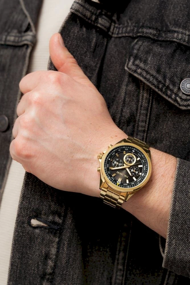 PAUL LORENS MALE WATCH - PL20009B-1D1 (zg385d) + BOX