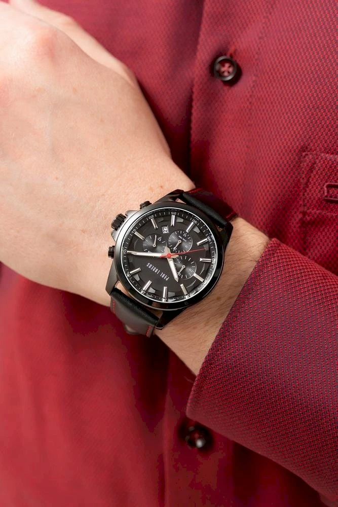 PAUL LORENS MALE WATCH - PL20010A-1A3 (zg379b) + BOX