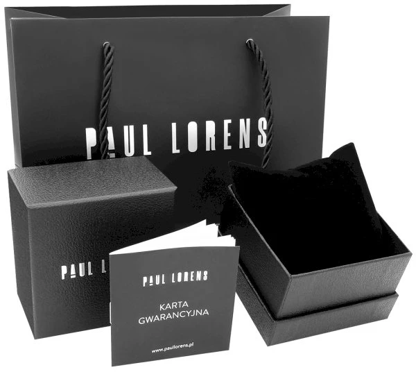 PAUL LORENS VYRIŠKAS LAIKRODIS - PL20012B-1C1 (zg382b) + DĖŽUTĖ